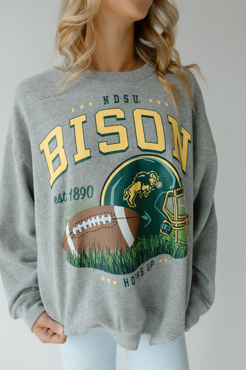 NDSU Malone Multimedia OS Fleece Crew